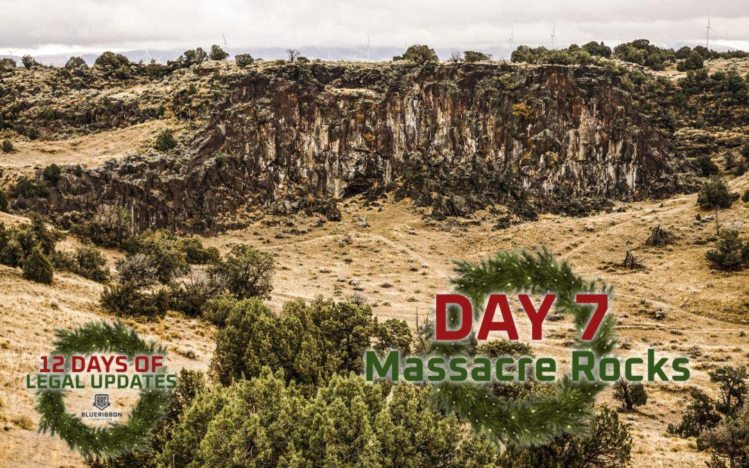 Twelve Days of Legal Updates| Day 7: Keep Massacre Rocks Open For Recreation