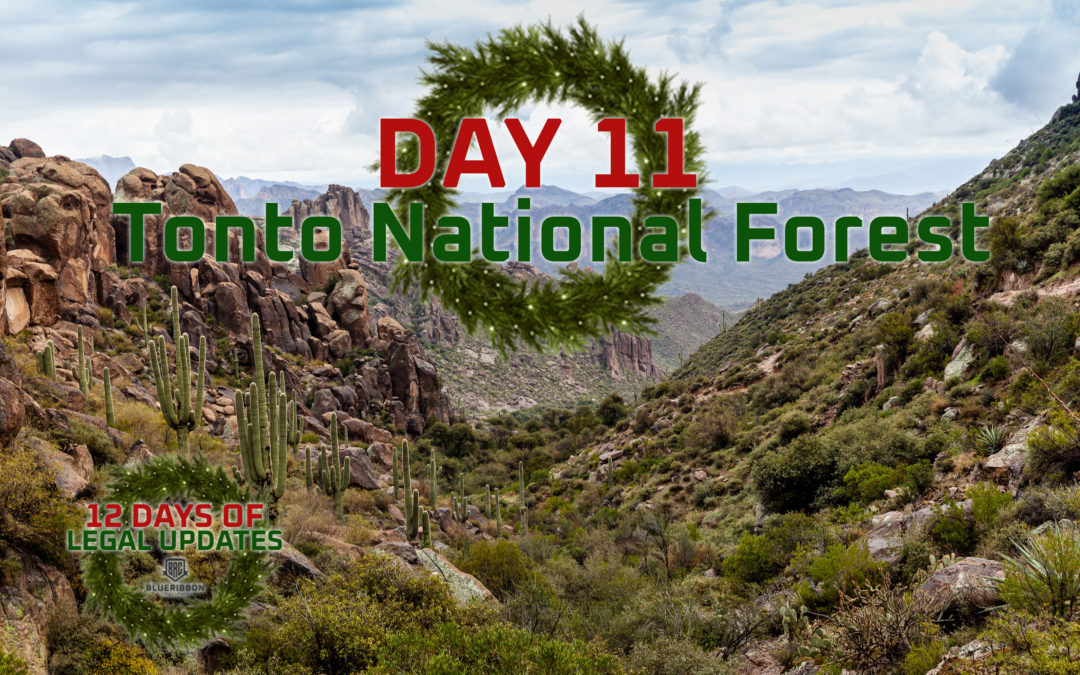 Twelve Days of Legal Updates| Day 11: Tonto National Forest Plan Objection